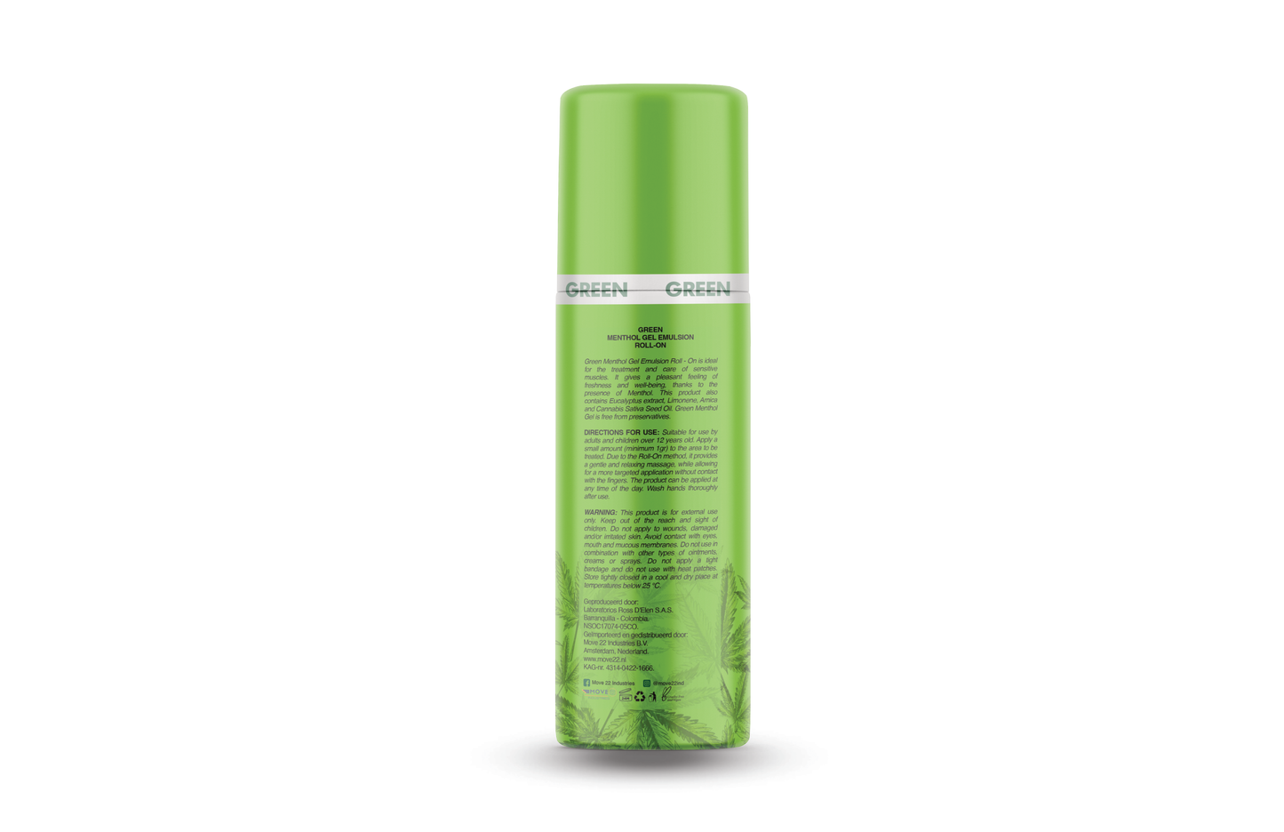 Grote Uitverkoop – Green Menthol Emulsie Roll-on (144 rollers)
